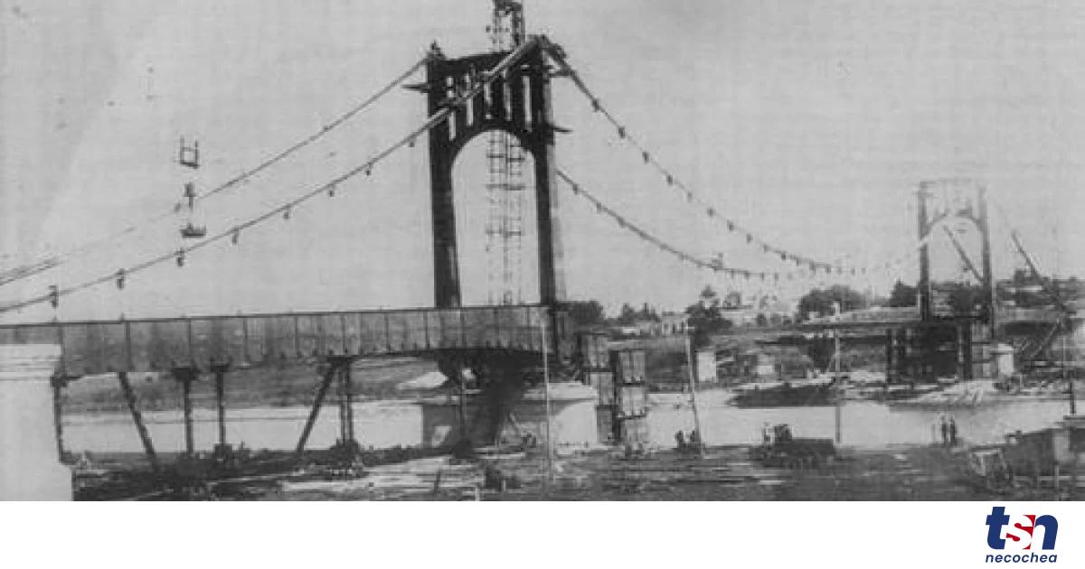 Hace 90 años se inauguraba el Puente Colgante TSN Necochea