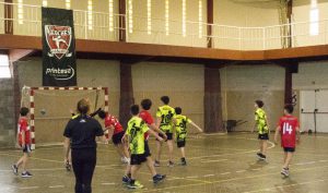 Handball Necochea en acción