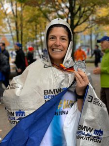 Veronica Posse en Alemania, en la Maratón de Berlín