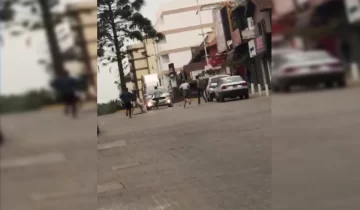 Otra violenta pelea en Villa Gesell captada por una cámara de video