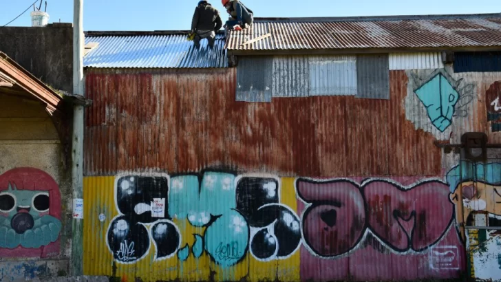 Arrancó la puesta en valor de la estación de trenes donde funciona la Escuela de Arte