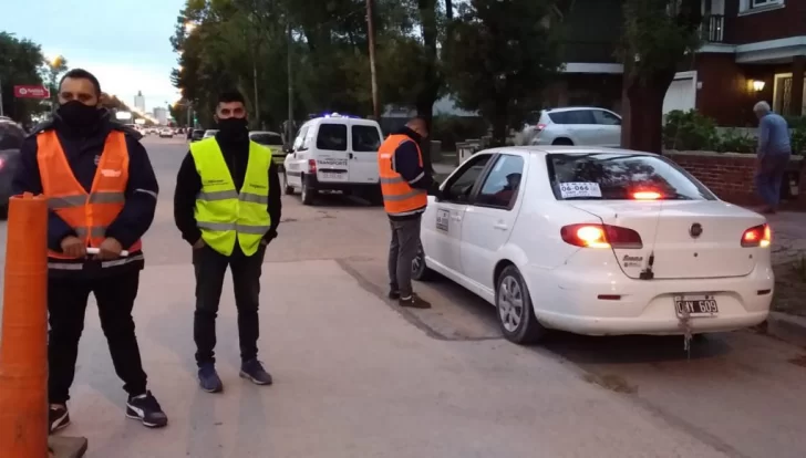 Controles a remises: retiraron uno de circulación y labraron varias infracciones