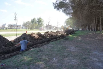 Comenzó la extensión de la senda de la avenida 10