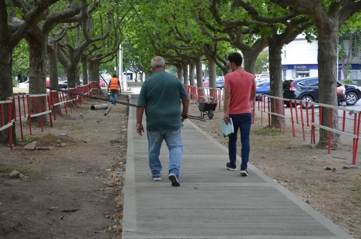 Veredas nuevas y espacios más seguros en la Plaza