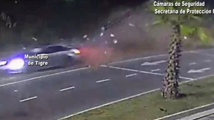 Video: el momento exacto del choque de Tigre en el que murieron dos jóvenes