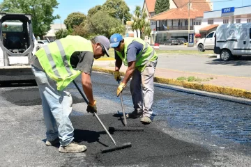 Colocaron el asfalto en la avenida 59