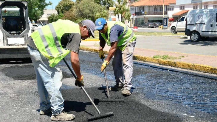 Colocaron el asfalto en la avenida 59