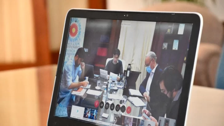 Coronavirus: Rojas y Kalle participaron de una reunión vía zoom con Kicillof