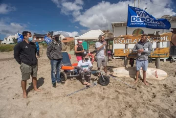 El surf adaptado tendrá su clínica este fin de semana en Quequén