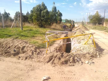 Obras Sanitarias avanza con las obras de cloacas para la ciudad