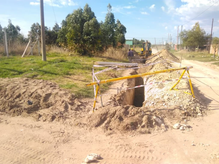 Obras Sanitarias avanza con las obras de cloacas para la ciudad