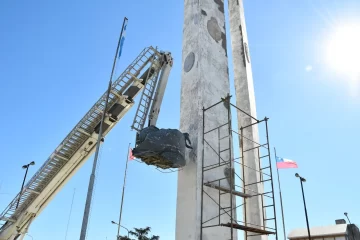 Monumento a San Martín: “Encontramos mucho material suelto y hierro con gran avance de corrosión”