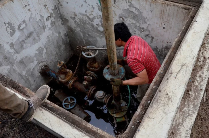 Solucionaron problemas en la red del agua