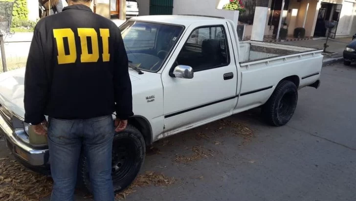 La DDI secuestró un vehículo que era buscado desde 2013