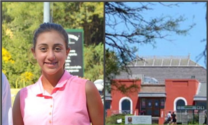 Josefina Rendo en el último Torneo para el Ranking de Menores de 15