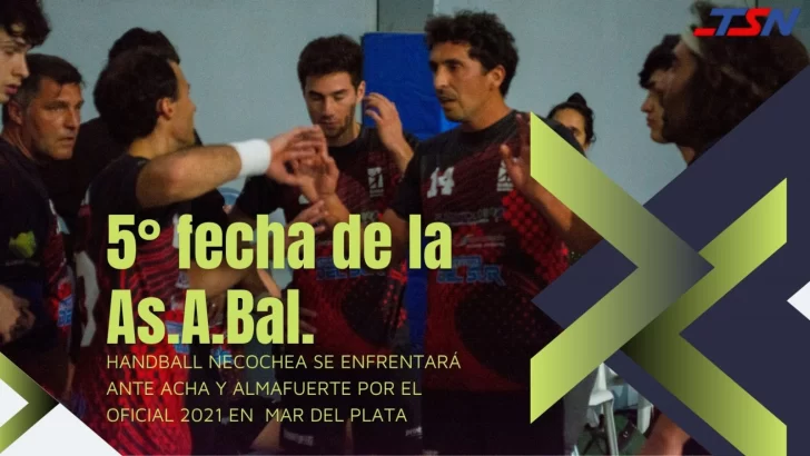 Quinta fecha para Handball Necochea en Mar del Plata