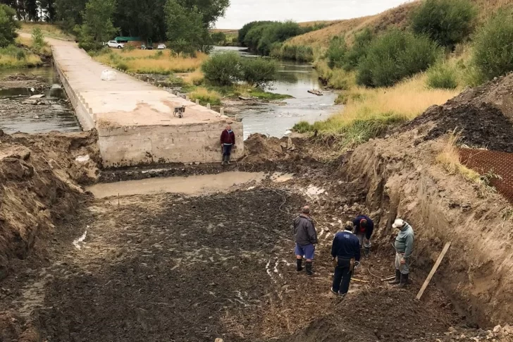 Comenzó la reconstrucción del puente “La Balsa”