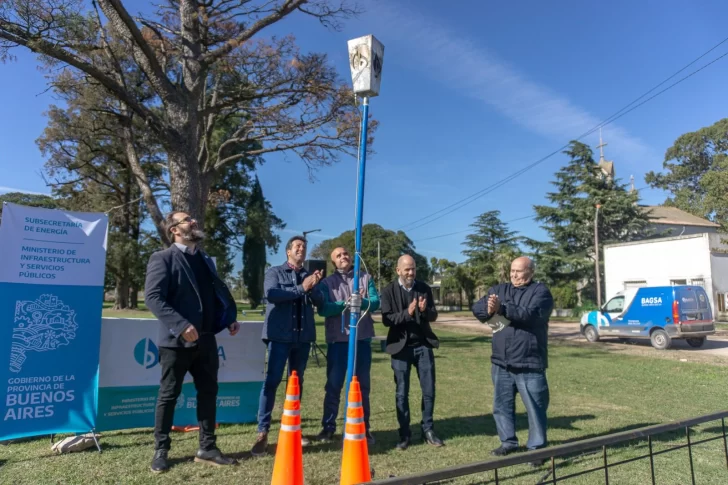 Quedó inaugurada la planta de gas de Claraz que beneficiará a más de 650 vecinos