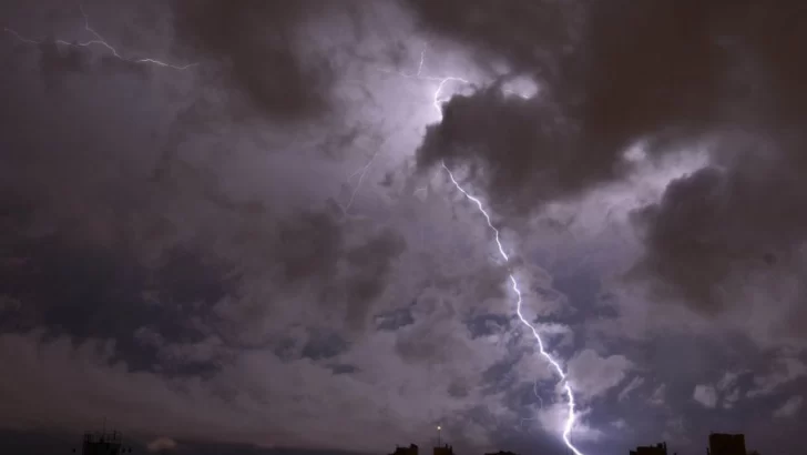 Se esperan tormentas fuertes para esta noche y la madrugada