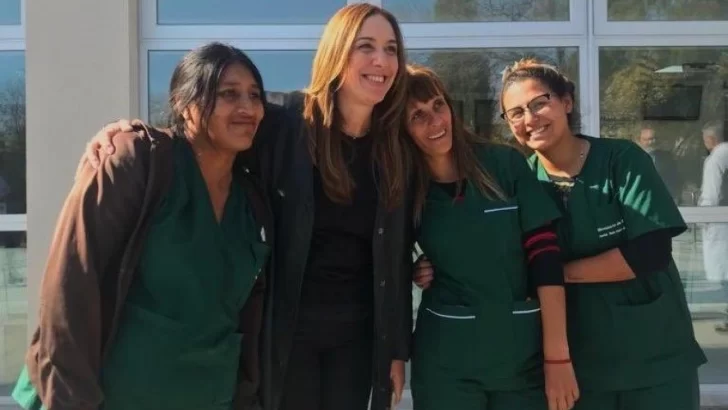 Vidal visitó el nuevo sector de Guardias de un hospital de La Plata