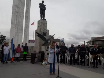 Homenaje a San Martín a 169 años de su muerte