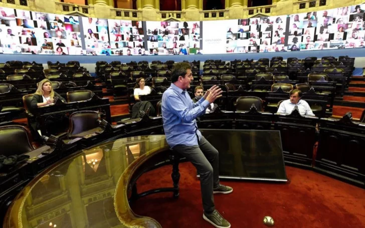 El Congreso de la Nación ya está preparado para su primera sesión virtual de la historia