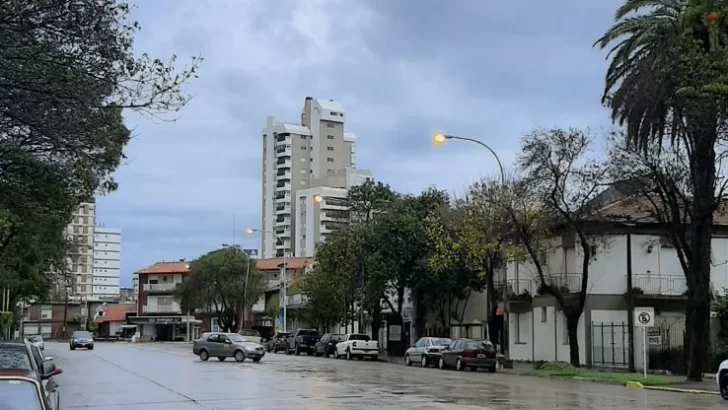 Una mañana gris en Necochea