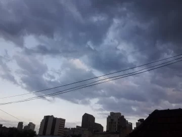 Alerta por tormentas eléctricas y viento