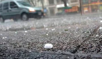 Alerta por caída de granizo