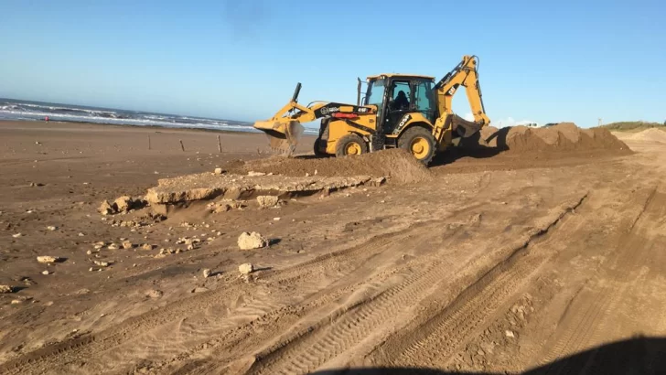Convenio la limpieza de arena antes de la temporada