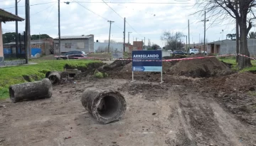 Realizan obras pluviales en la ciudad