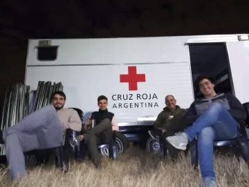 Jóvenes necochenses llegaron hasta Salta para colaborar con un hospital de campaña