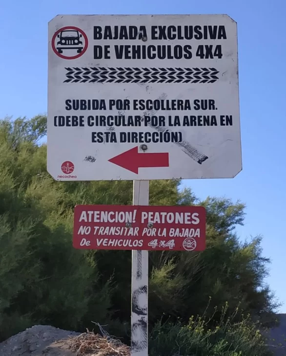 Señalizan zonas de la playa