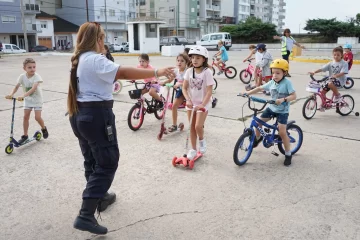 70 niños participaron de una jornada de educación vial