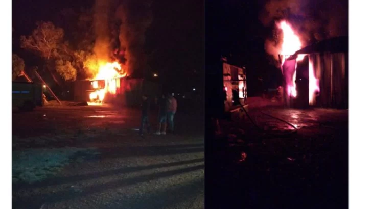 Se incendió un galpón en Quequén