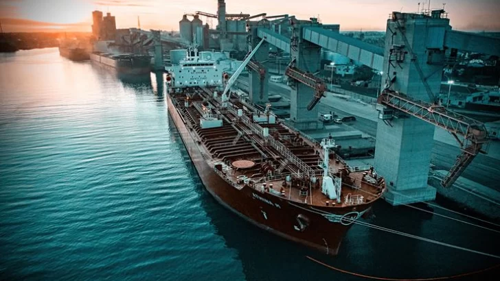 Puerto Quequén: se exportaron 963 mil toneladas en enero