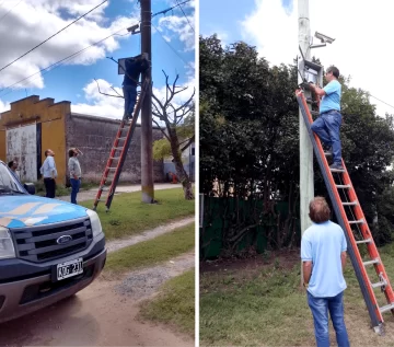 Repararon cámaras de seguridad en La Dulce y Fernández