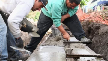 Obras de infraestructura en Barrio Los Malvones