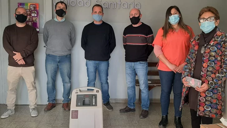 Cooperativas donaron tres concentradores de oxígeno a la Unidad Sanitaria
