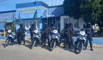 Reforzaron la seguridad por el fin de semana largo con motos que llegaron de Mar del Plata