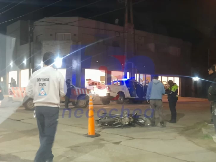 Motociclista hospitalizado tras un accidente en 42 y 73