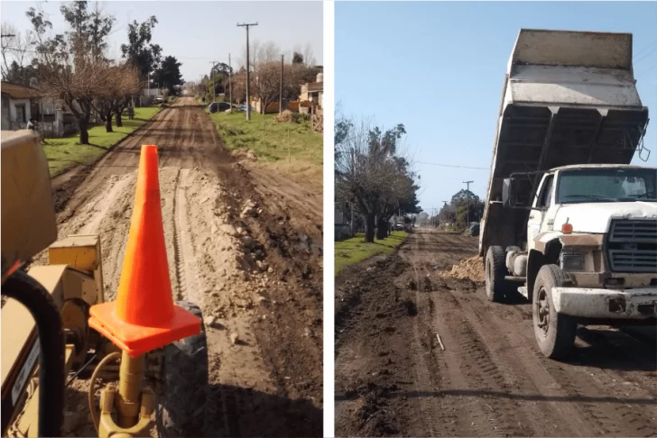 El Ente Vial avanza con la reparación de calles en varios sectores