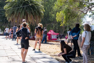 Masivo testeo en el Parque