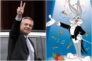Fernández criticó al conejo Bugs Bunny: “¿Han visto un estafador más grande?”