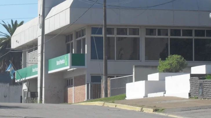 Rompieron el cajero del Banco Provincia de Quequén