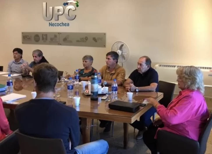 Reunión entre directivos de la UPC y funcionarios municipales