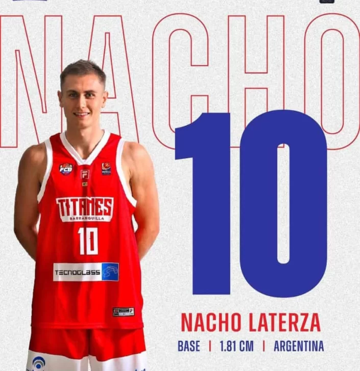 Basquet: Nacho Laterza debutó en Colombia 