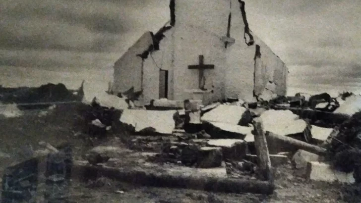 A 31 años del tornado que destruyó Estación López y la foto que marcó al reportero gráfico necochense Carlos Dray