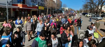 Las calles se llenaron de militantes en apoyo a Cristina