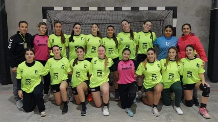 Handball Necochea ganadoras del Torneo Provincial de Cadetes